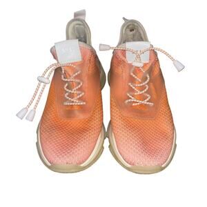 Steve Madden Myles Knit Sneakers Wns Sz 8 M Pink To Orange Color